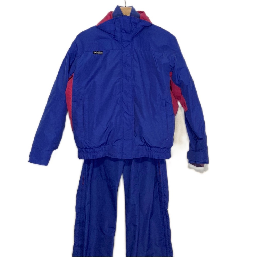 Vintage 3 Piece Columbia Large Bugaboo Ski Snowboard Suit Snowpant Coat Fleece